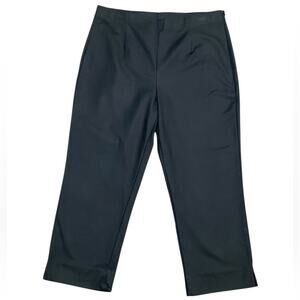 NIC+ZOE Women's Black Cropped Pants Size 8 EUC